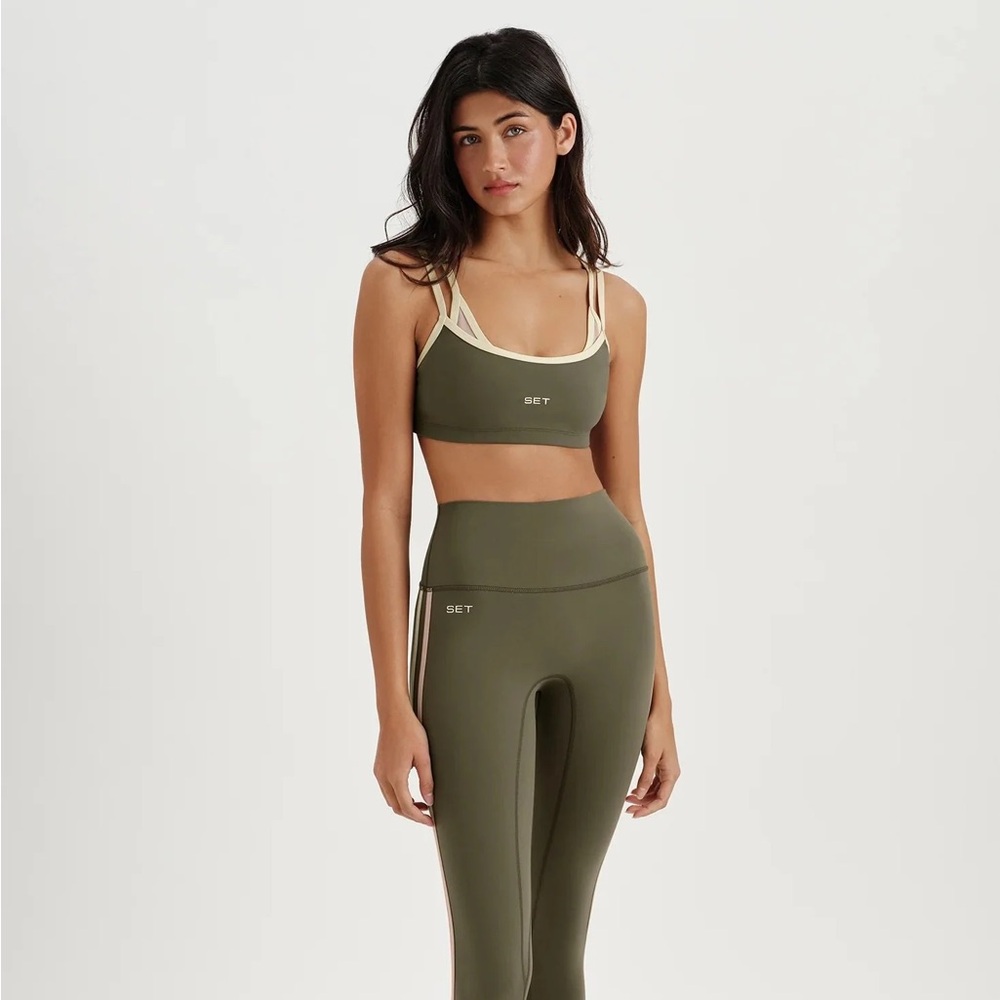NWT SET Active luxform layered bra in Sedona